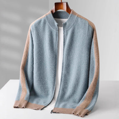 FERRARA CASHMERE ZIP-THROUGH JACKET