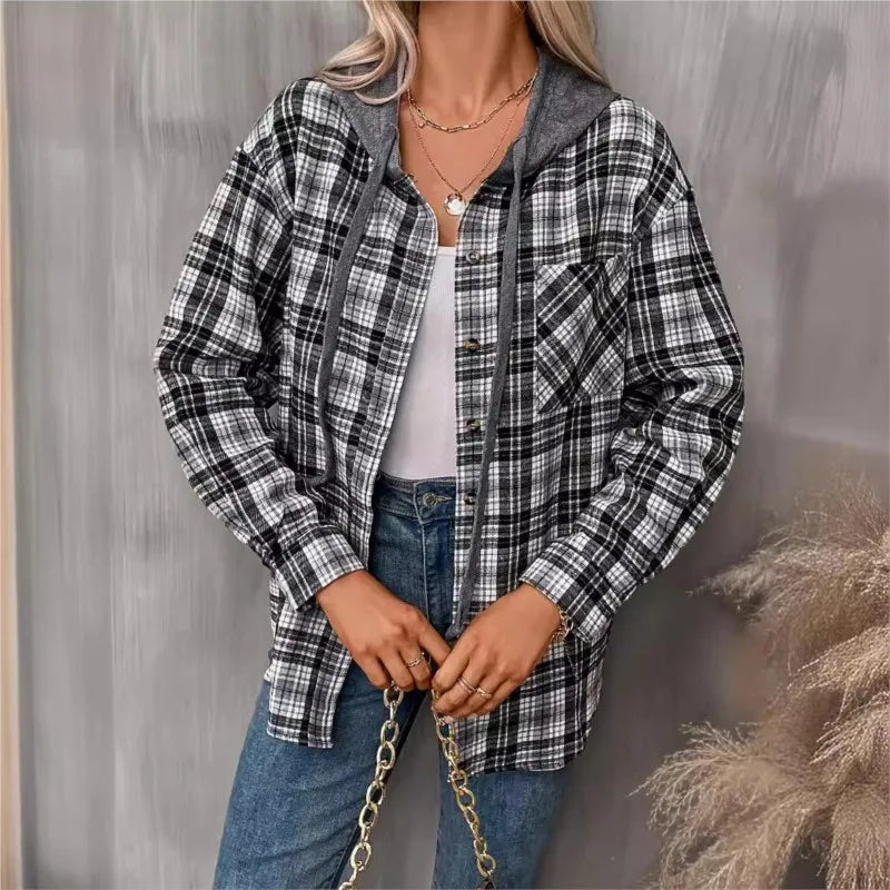 ZYRA PLAID JACKET