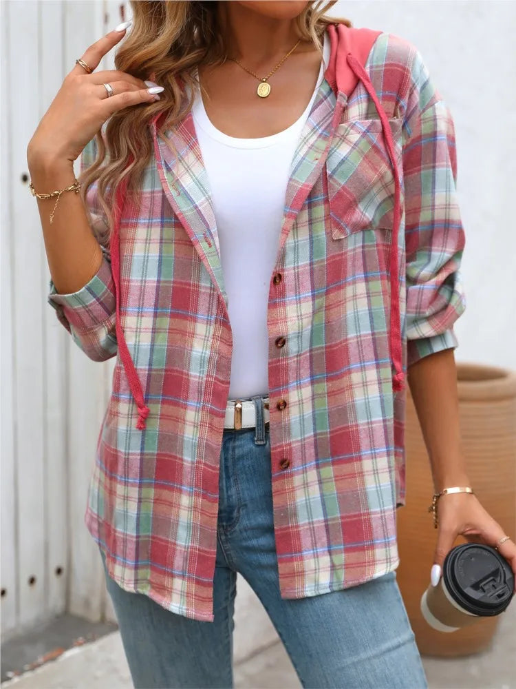 ZYRA PLAID JACKET