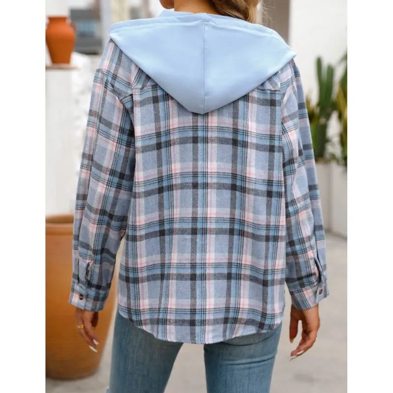 ZYRA PLAID JACKET