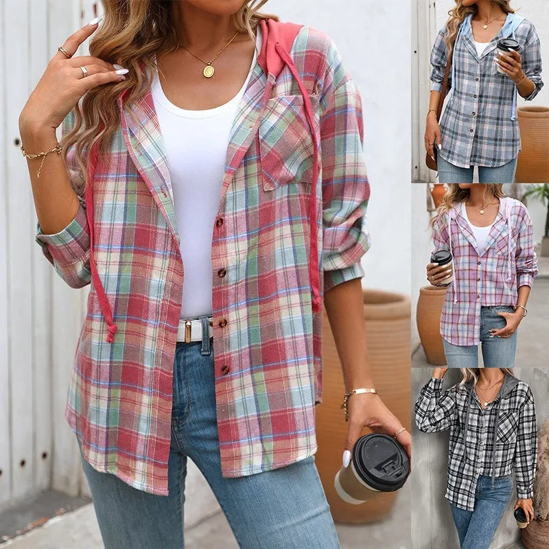 ZYRA PLAID JACKET