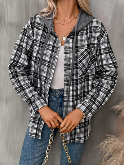 ZYRA PLAID JACKET