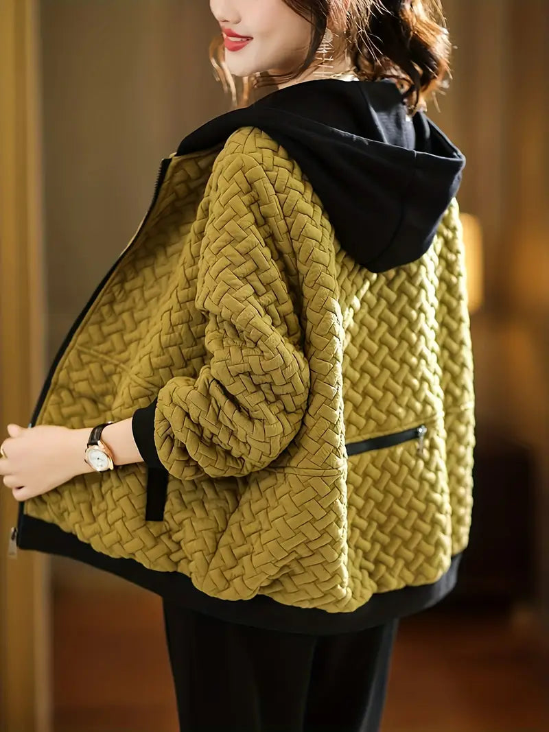MIRELLE QUILTED HOODIE