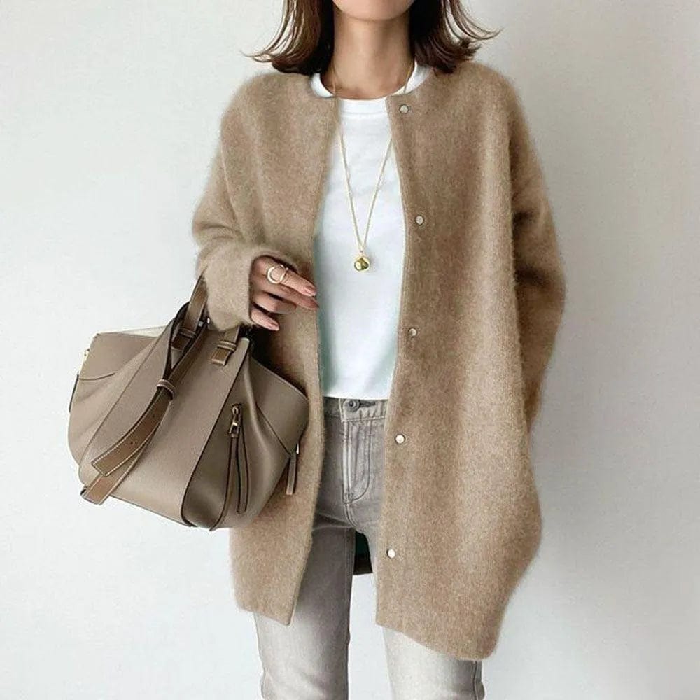 VANNA™ ELEGANT BUTTONED KNIT JACKET